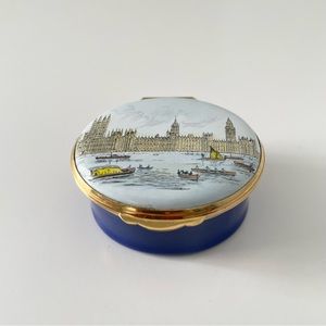 Westminster London England Enamel Box by Crummles